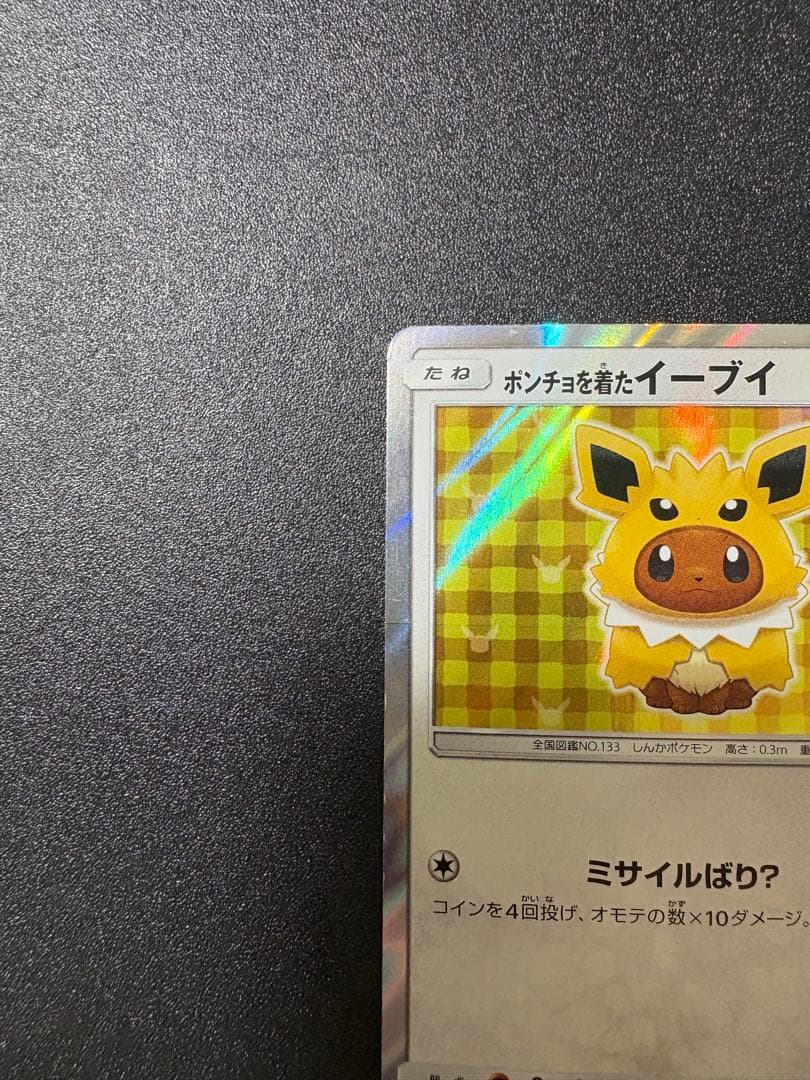 ポンチョを着たイーブイ サンダース プロモ