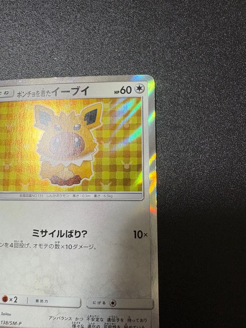 ポンチョを着たイーブイ サンダース プロモ