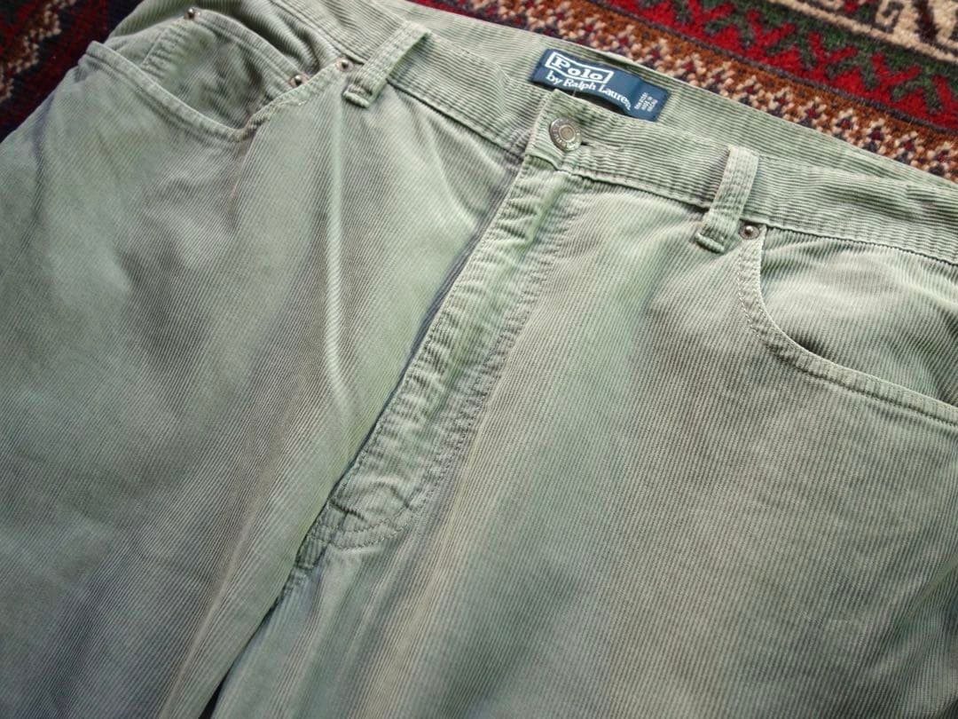 polo ralph lauren コーデュロイパンツ 38 ピスタチオ