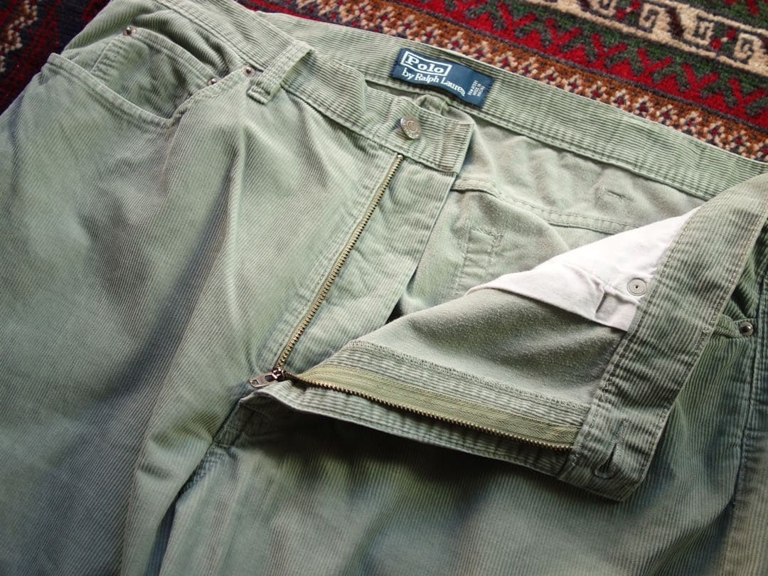 polo ralph lauren コーデュロイパンツ 38 ピスタチオ