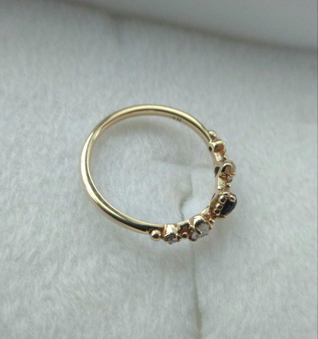 【大値下げ】ノジェス マルチストーンリング K10YG