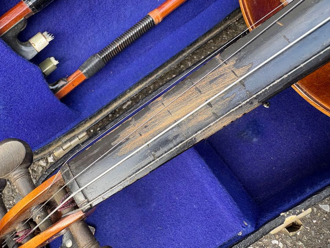 【現状品】バイオリン　ケース付き　年代物