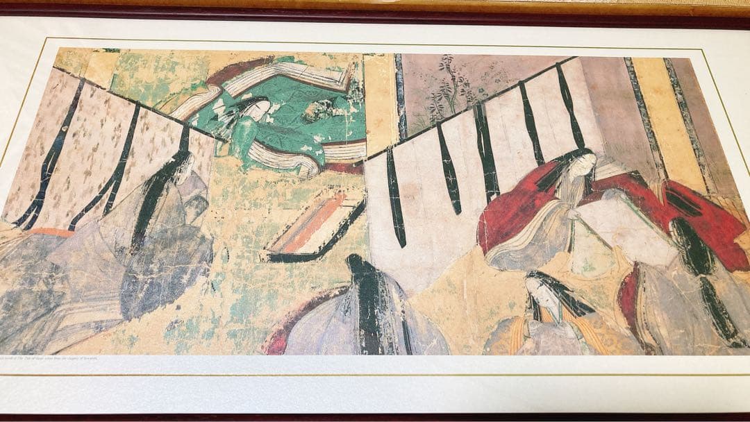 源氏物語絵巻　早蕨