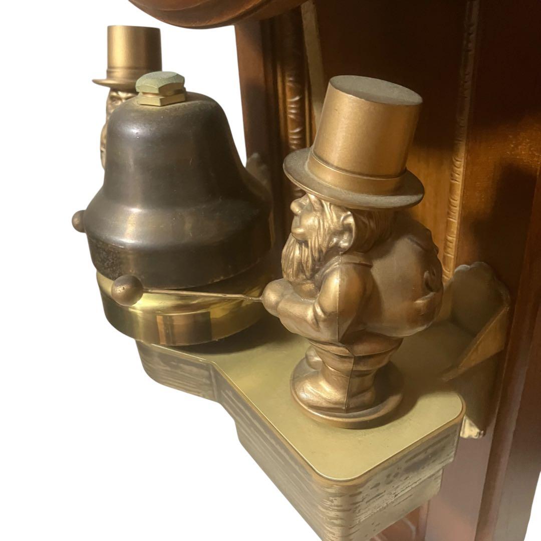 希少　動作品　リズム時計　スモールワールド 　掛け時計