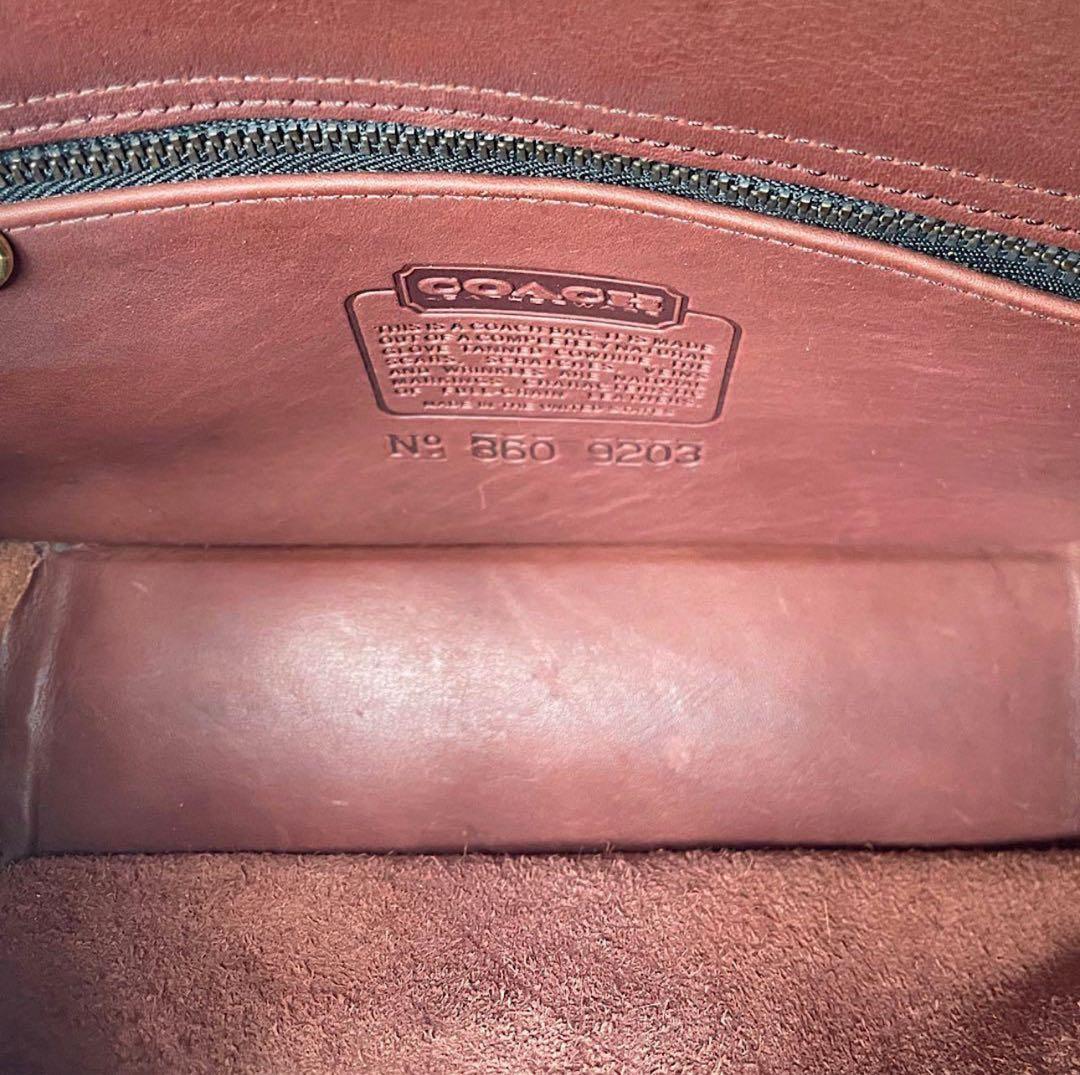 希少 オールドコーチ ショルダーバッグ ブラウン OLD COACH 9815