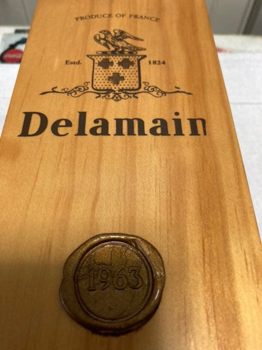 #希少#限定高級コニャック　ブランデー1963年　老舗デラマン社