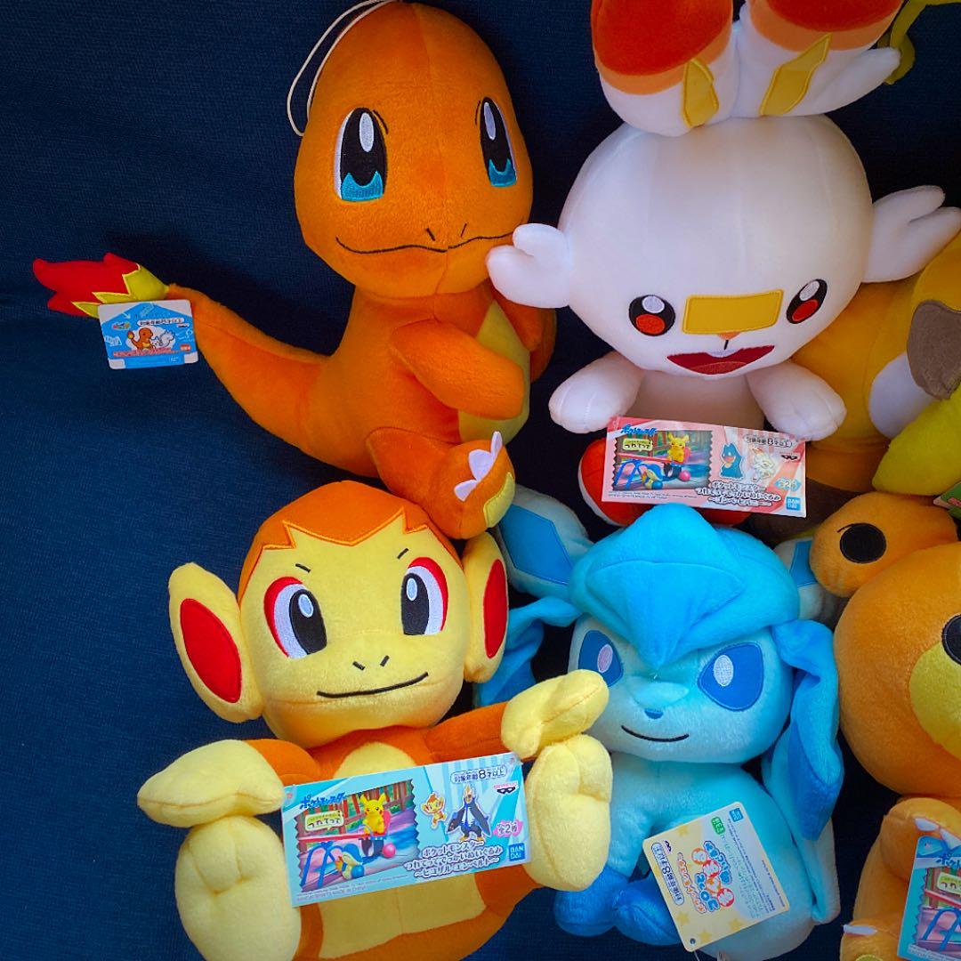 ポケットモンスター　ポケモン　8種　ぬいぐるみ　バラエティ　セット