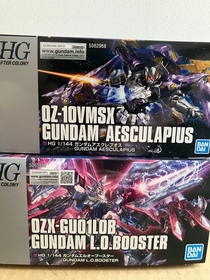 【未組立】HG ガンダムエルオーブースター　ガンダムアスクレプオス