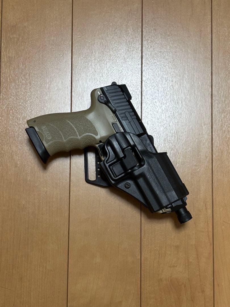 HK45 タクティカル　& ホルスター(ブラックホーク) 東京マルイ