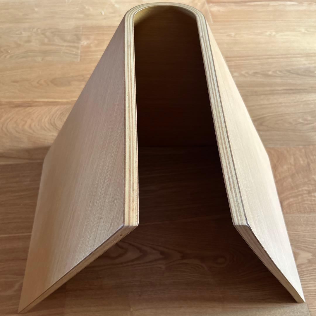 無印良品　重なるテーブルベンチ　オーク材　成形合板　廃盤　入手困難