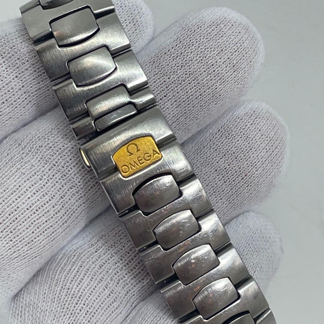 【ジャンク】オメガ シーマスター ポラリス SS/K18 クオーツ