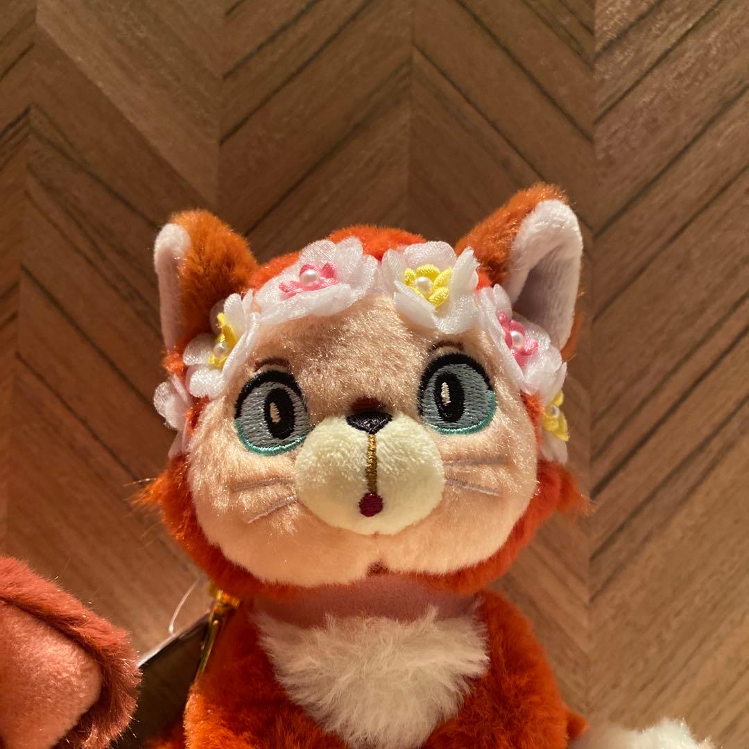 新品未使用タグ付♡ダイナ♡ぬいぐるみキーチェーン&ぬいぐるみ