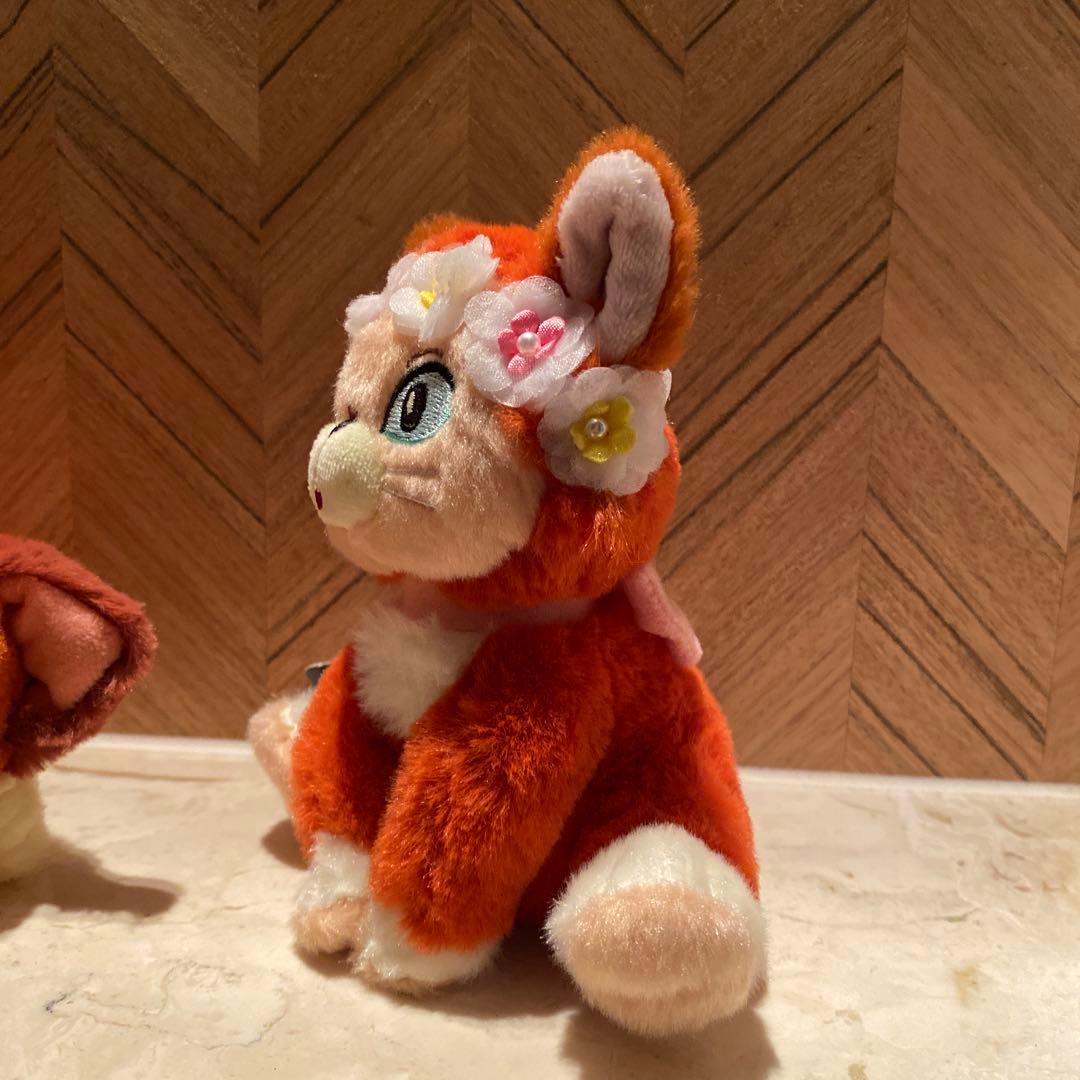 新品未使用タグ付♡ダイナ♡ぬいぐるみキーチェーン&ぬいぐるみ