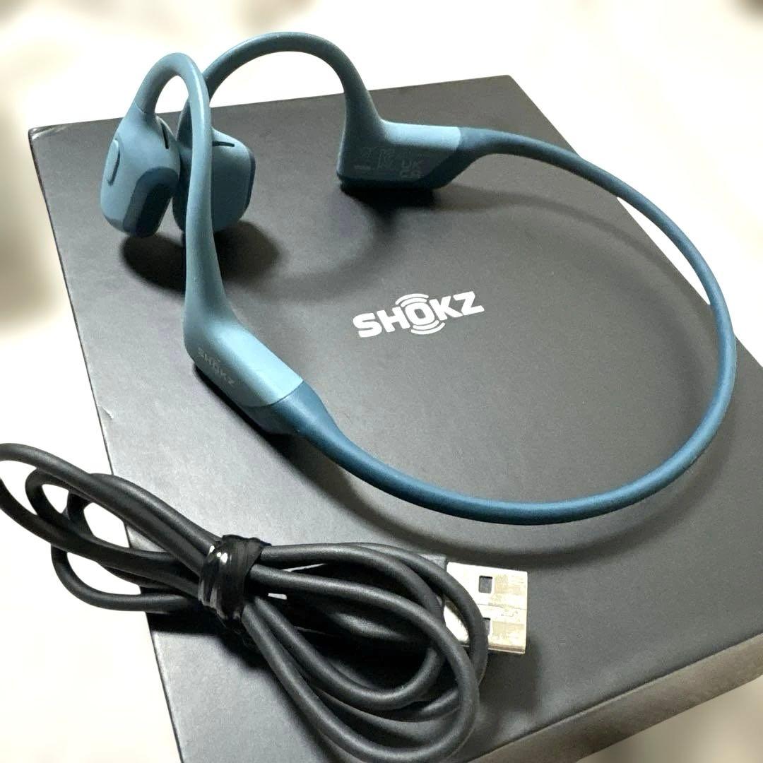 SHOKZ OPENRUN PRO BLUE 骨伝導イヤホン