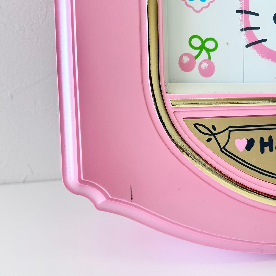 ハローキティ からくり時計 ピンク サンリオ レア 動作確認済み