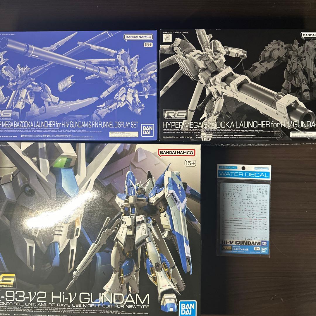 RG Hi-ν ガンダム 4点セット