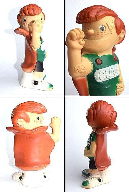 1970’s テイプドクルセイダー ビンテージ ソフビ 貯金箱 絆創膏 バンク