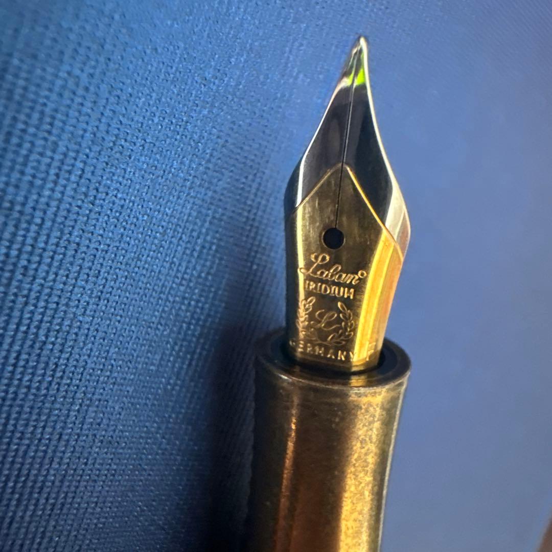 ラバン 万年筆 細字 F LABANアンティークII レッド ゴールド