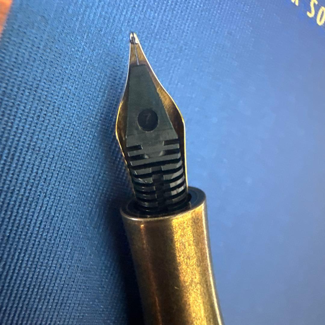 ラバン 万年筆 細字 F LABANアンティークII レッド ゴールド