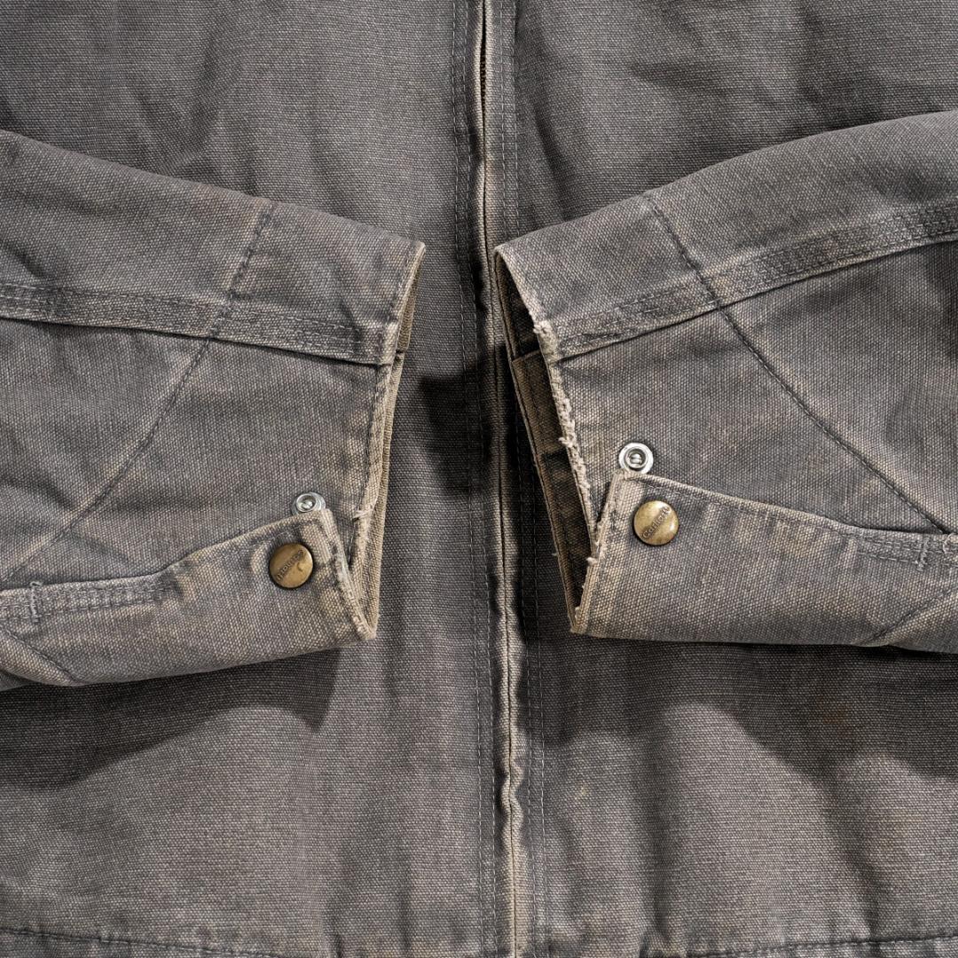 カーハート ダック デトロイトジャケット 2XL フェードブラック　墨黒