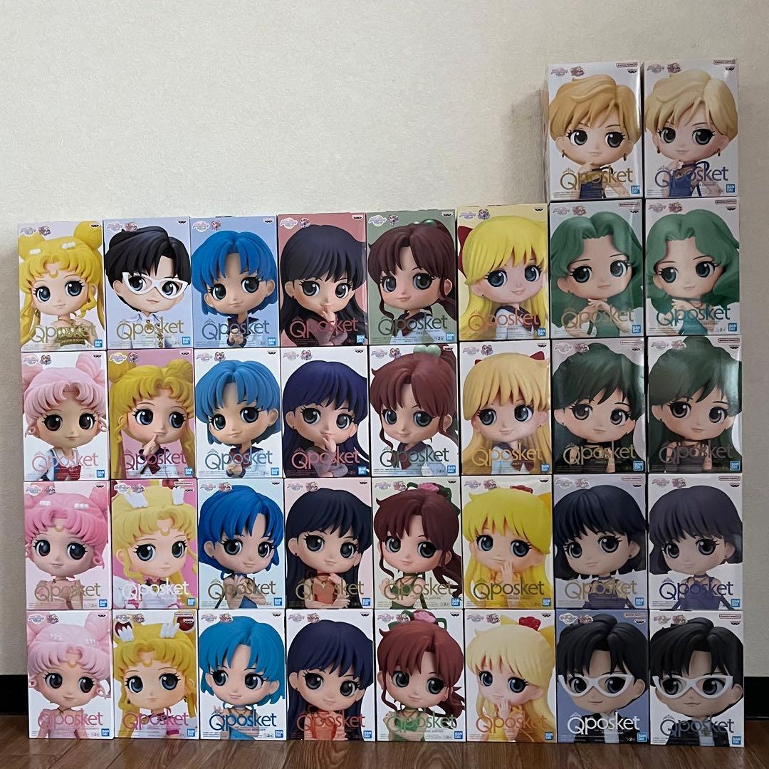 【未開封】セーラームーンQposket フィギュア 34体セット