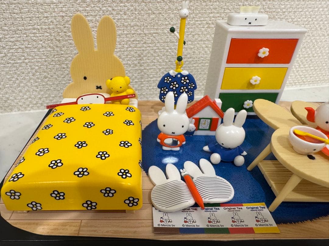 miffy room ミッフィーのいる生活 全8種類 ミニチュア家具/リーメント