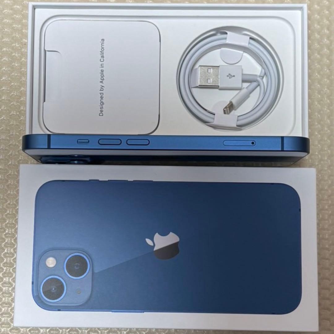 新品近いバッテリー容量100% iPhone13 128GB SIMフリー 本体