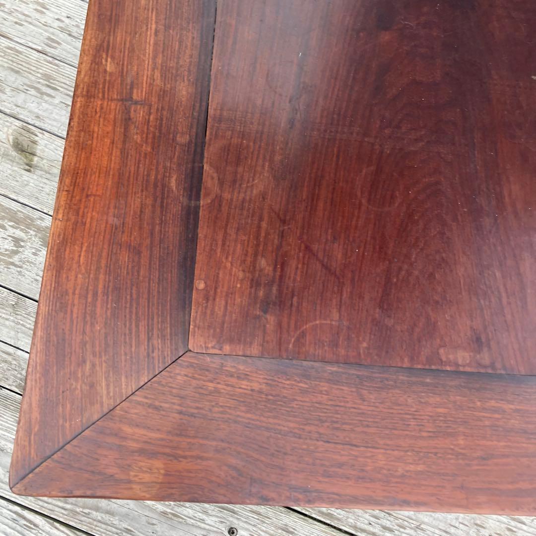 昭和レトロ 銘木 木製彫刻 座卓 ちゃぶ台 センターテーブル 古家具 古民家