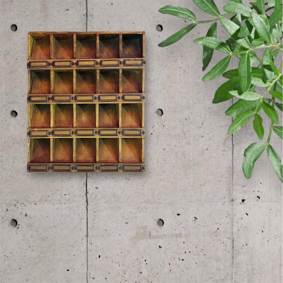 タイムセール　アンティーク　ウォールキャビネット　ウォールシェルフ　早い者勝ち