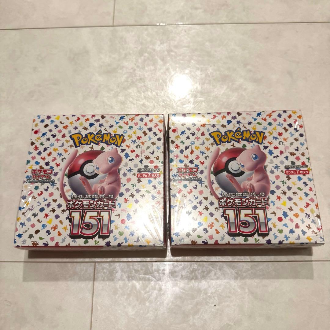 ポケモンカードゲーム151 box シュリンク付き