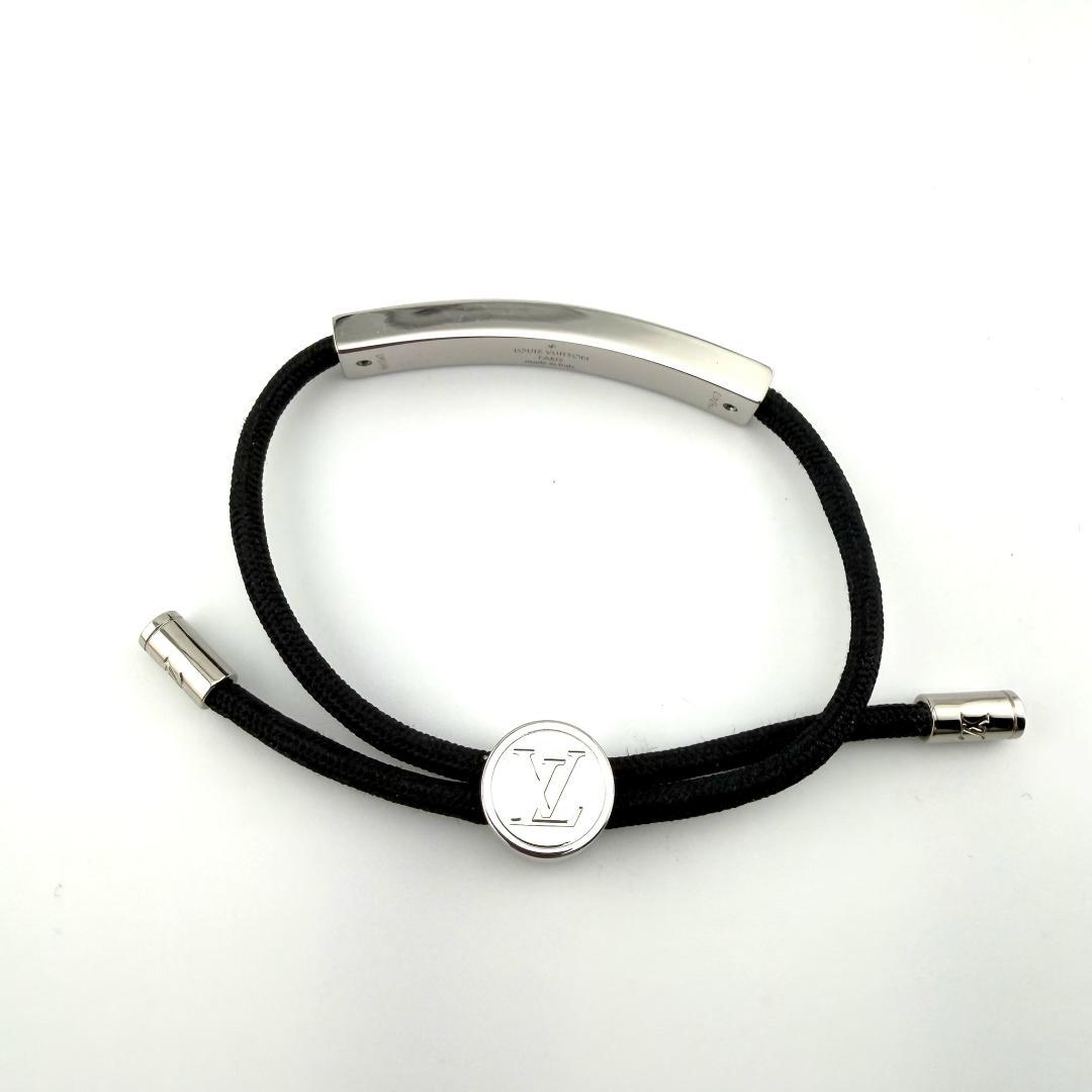ルイヴィトン M67417 ブラスレ LVスペース メンズ ブレスレット 黒