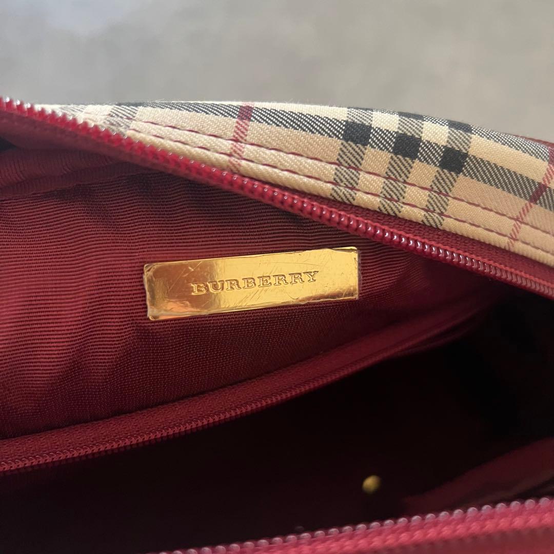 【未使用】 BURBERRY バーバリー ノバチェック ハンド バッグ ボストン