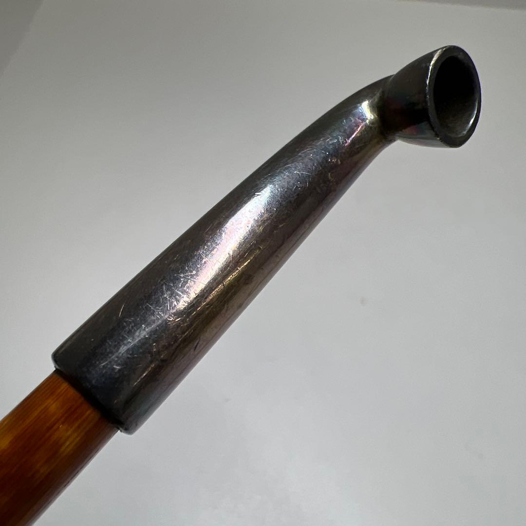 「銀」刻印　時代銀煙管　42g 東Y8-0108☆2Fタサチ