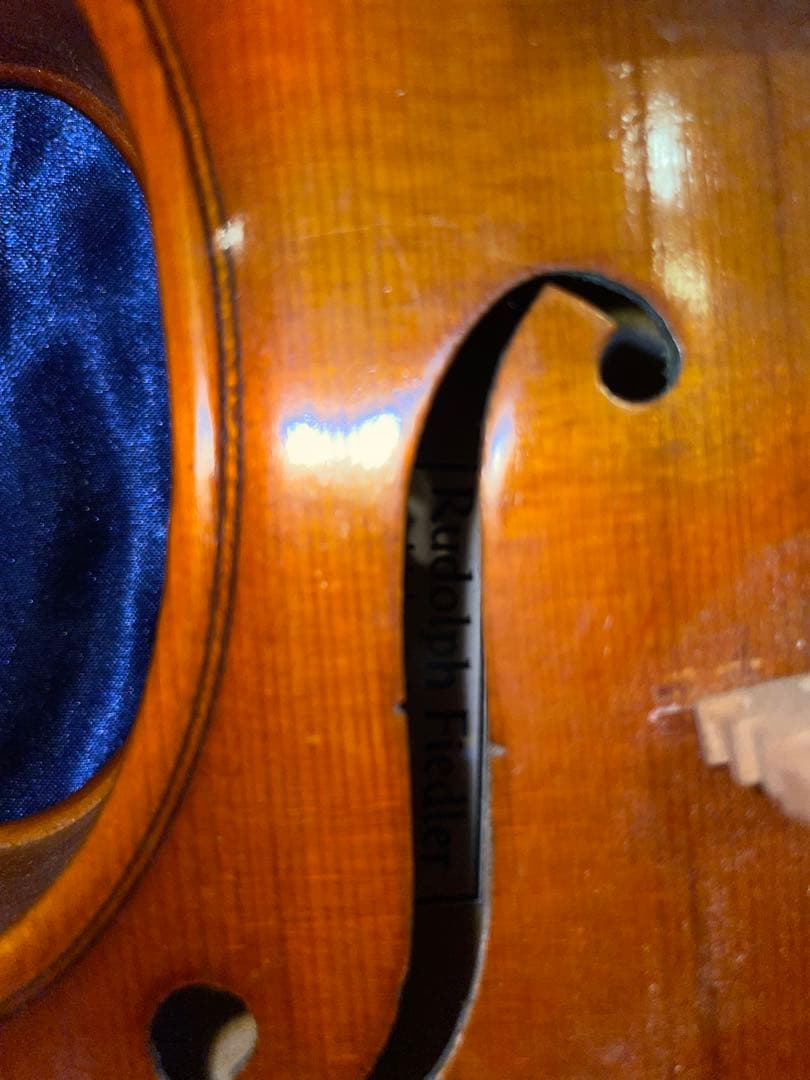 ま*ん様 バイオリン 2本セット 'Rudolpb Fiedler. スズキ