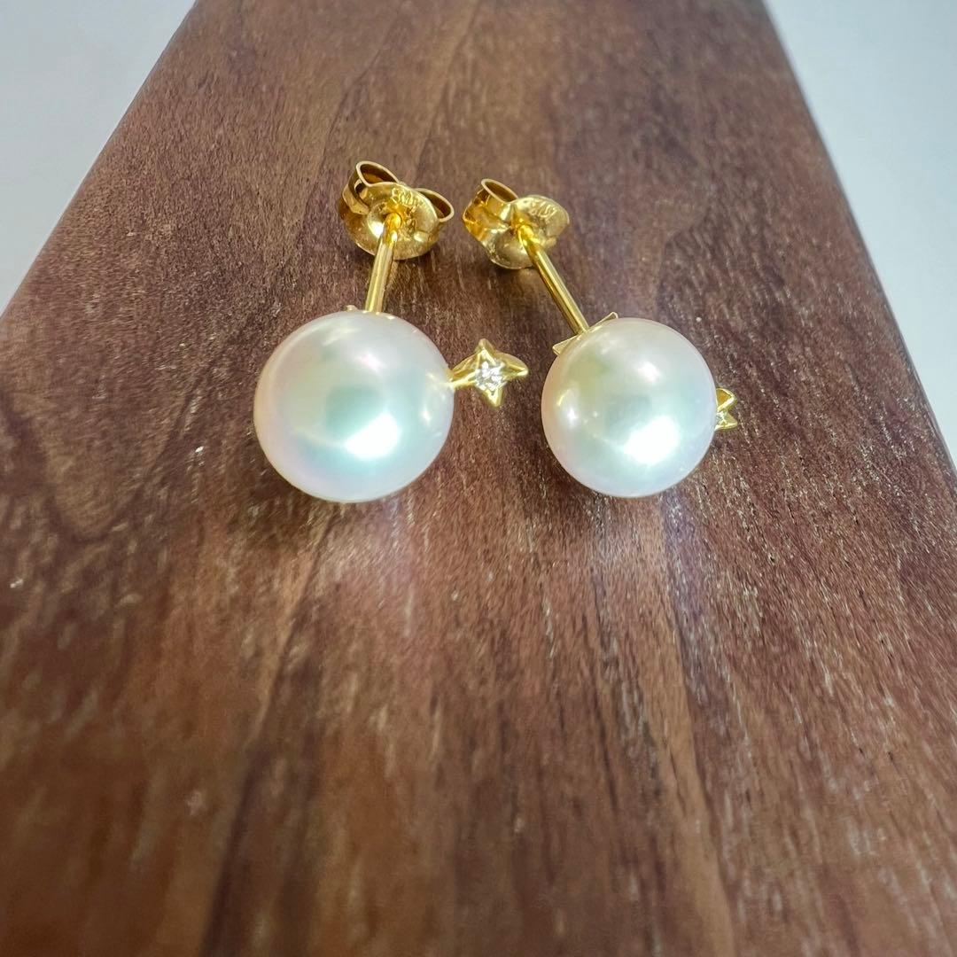 アーカー ノクターンパールダイヤ　ピアス