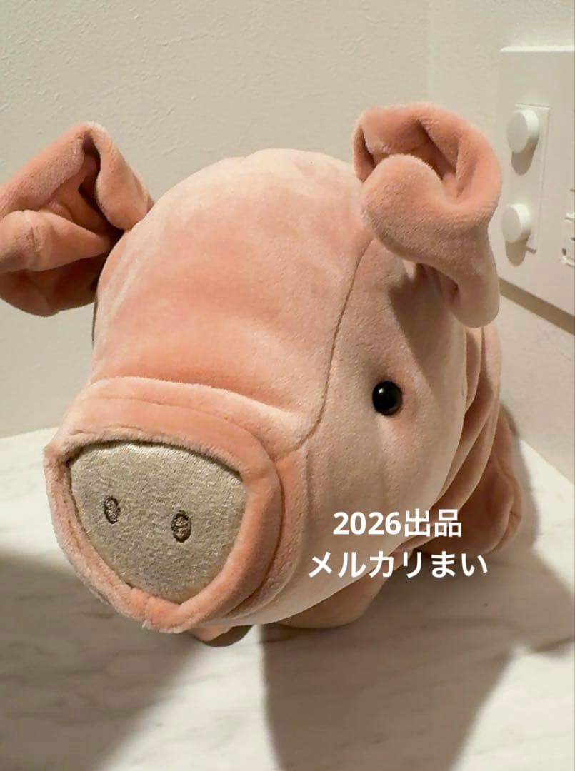  Large Mellow Mallow Pig ぬいぐるみ　豚