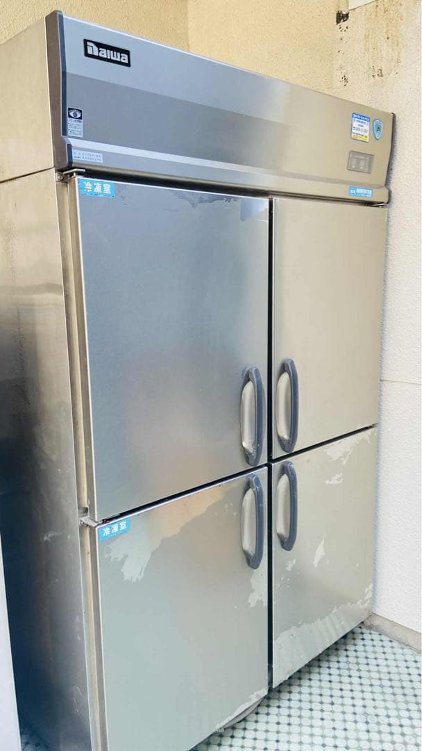 ダイワ 4ドア冷凍庫 ステンレス製