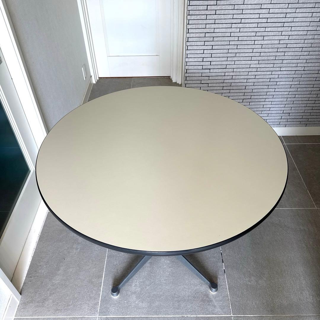 むうハーマンミラー コントラクトベーステーブル 天板直径90cm