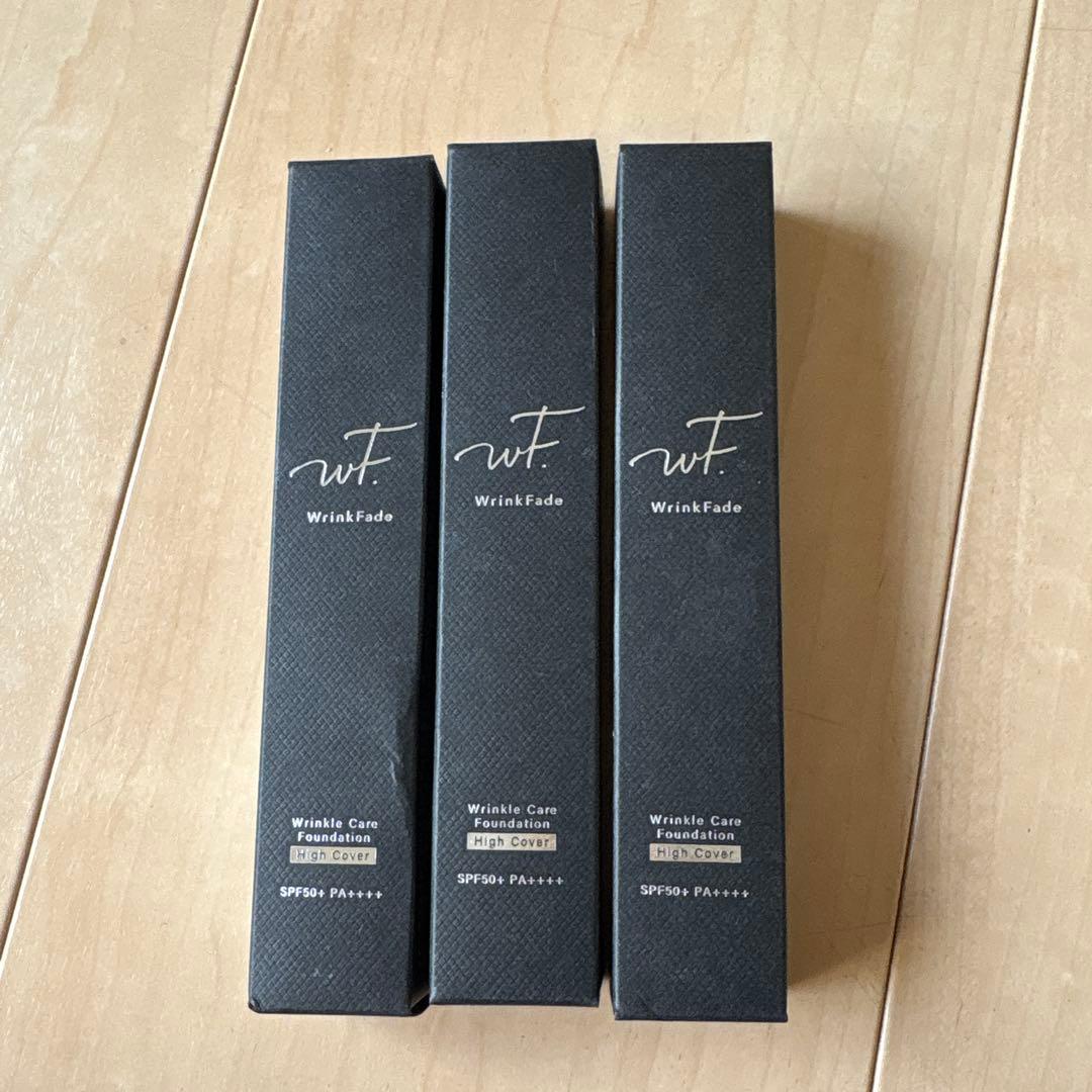 WrinkleFade 薬用 ハイカバーファンデーション 3本セット