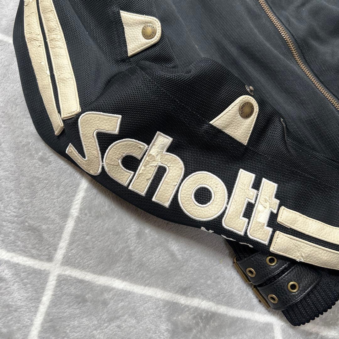 【☆レーサーの極上品☆】SCHOTT ライダースジャケット L相当 最高傑作品