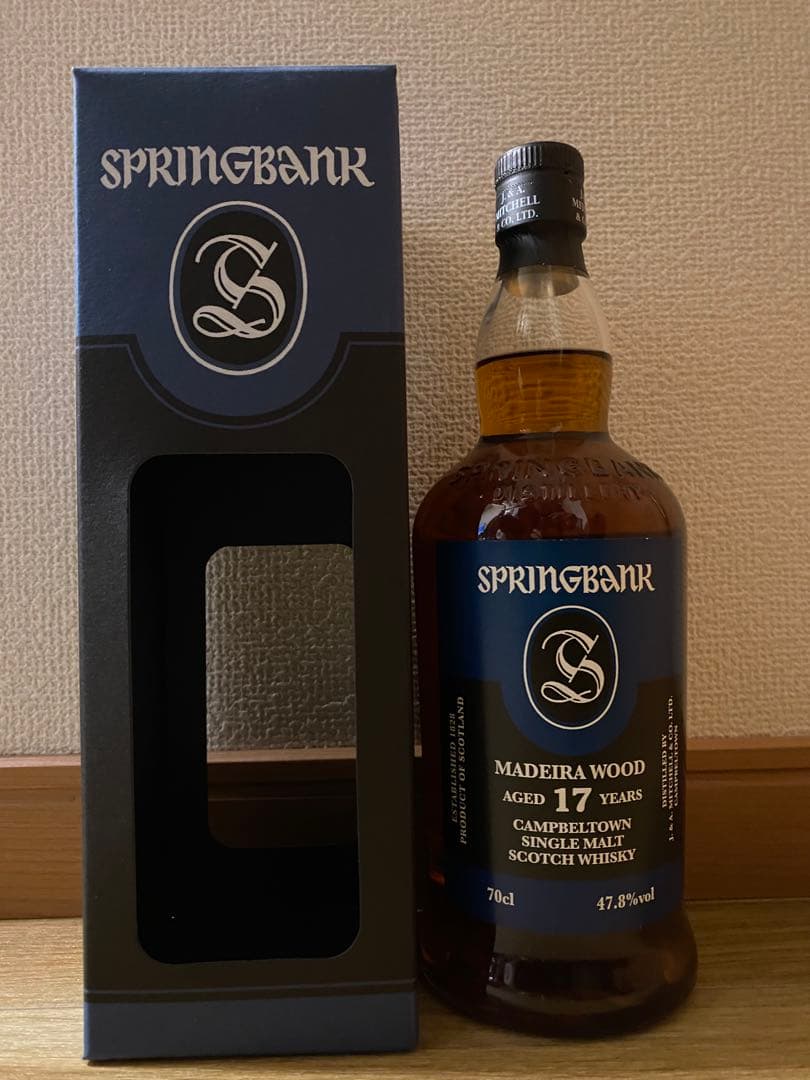 スプリングバンク　マデイラウッド　17年 700ml
