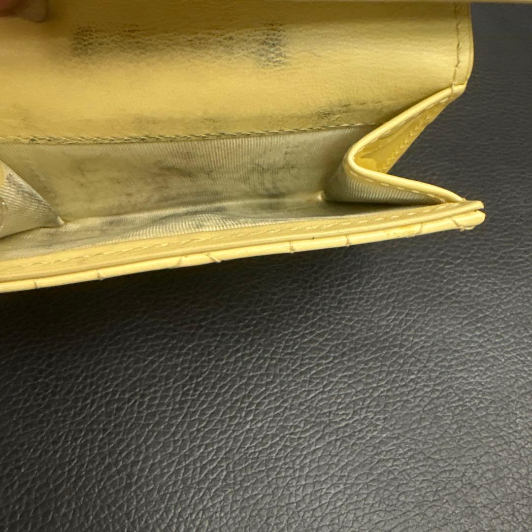 ディオール レディディオール カナージュ ロータスウォレット 三つ折り財布