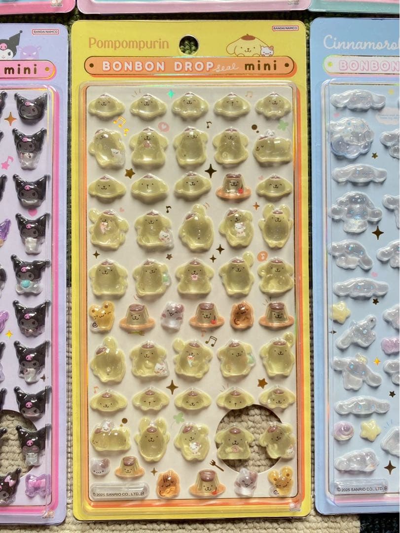 サンリオ ボンボンドロップミニシール 8枚セット
