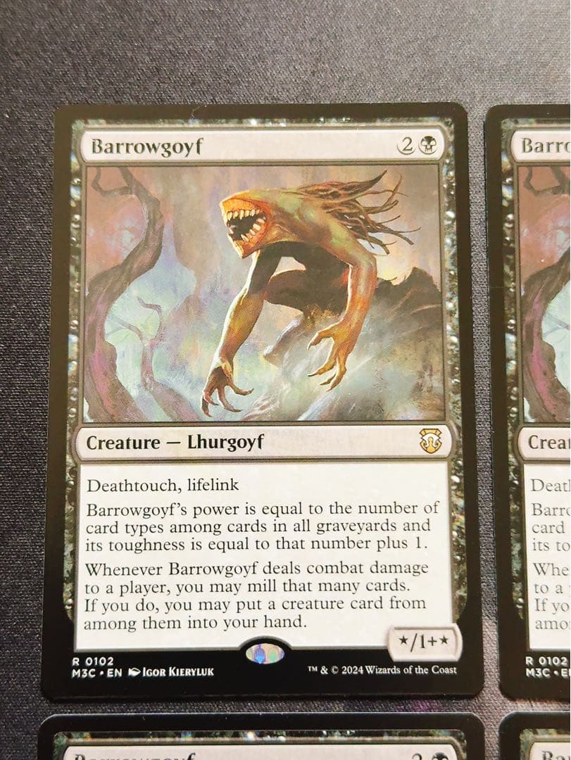 バロウゴイフ　英語　4枚セット