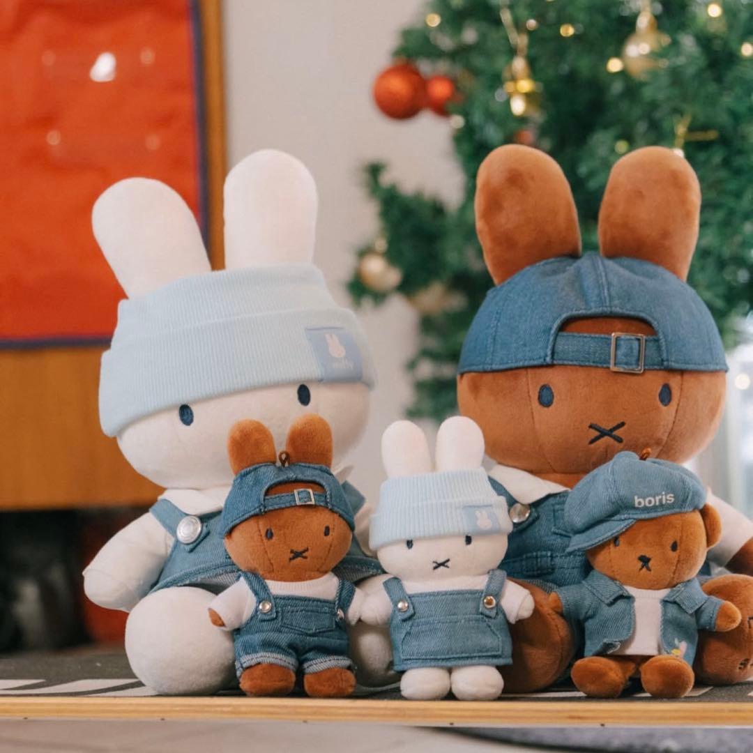 韓国 ソウル ソンス 聖水 限定 ミッフィー デニム ぬいぐるみ 2点セット