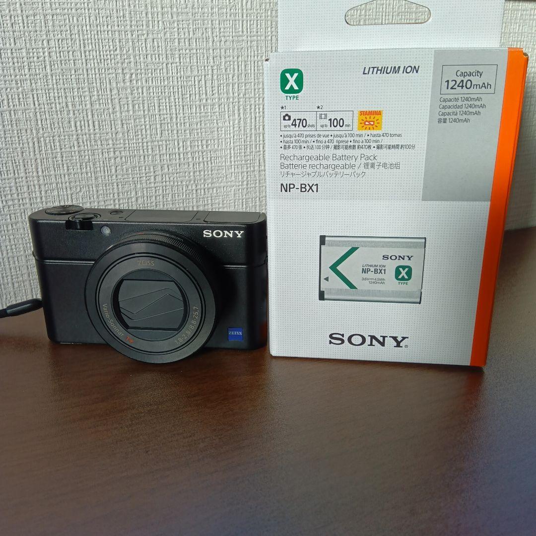 デジカメ　DSC-RX100M3　ソニー　SONY　デジカメ本体と純正バッテリー
