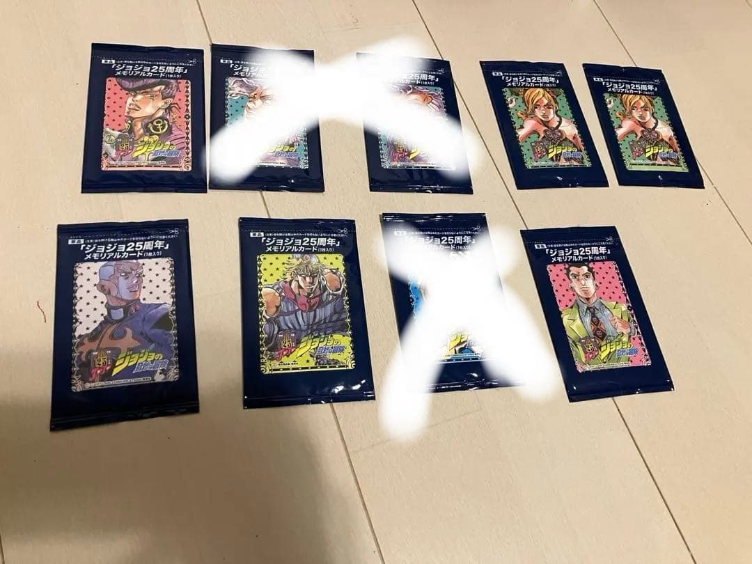 27種33枚セット ジョジョの奇妙な冒険 25周年　メモリアルカード
