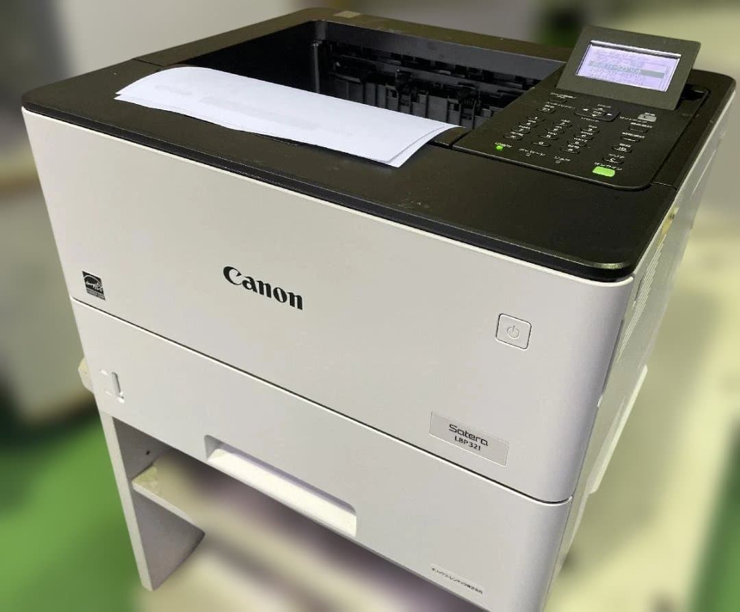 Canon LBP321 印刷枚数23664枚　動作印字OK/トナー無し