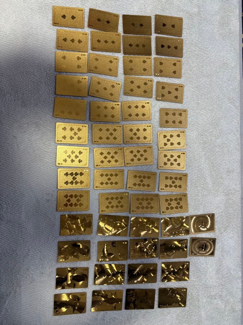 希少　ワンピース　トランプ　ゴールド