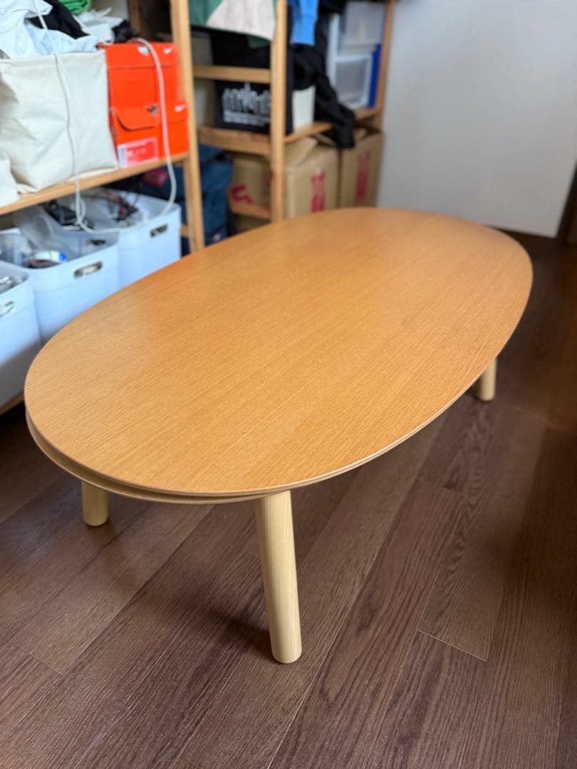 楕円こたつ　ナチュラル　廃盤サイズ